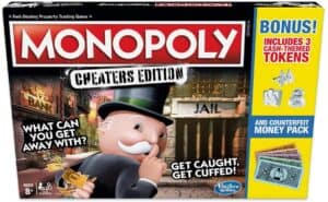 Monopoly Game: Cheaters Edition Board Game Value Pack Bonus